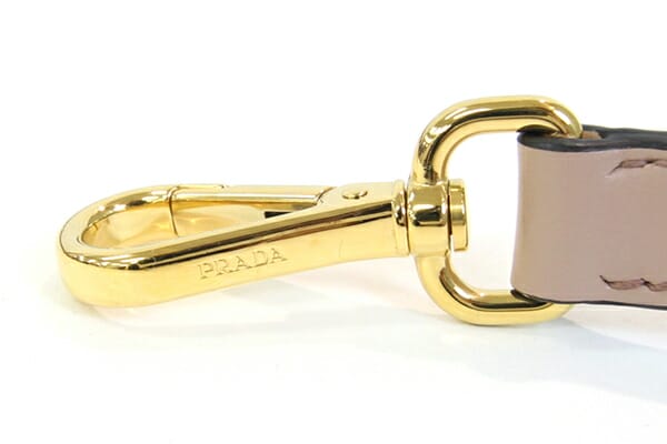 楽天市場】プラダ ショルダーストラップ ピンクベージュ ゴールド金具