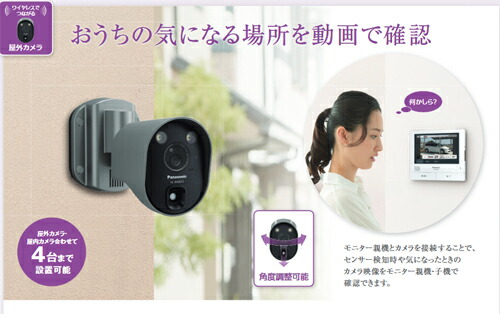 楽天市場】パナソニック ワイヤレスカメラ VL-WD813X 1台 ※電源直結式