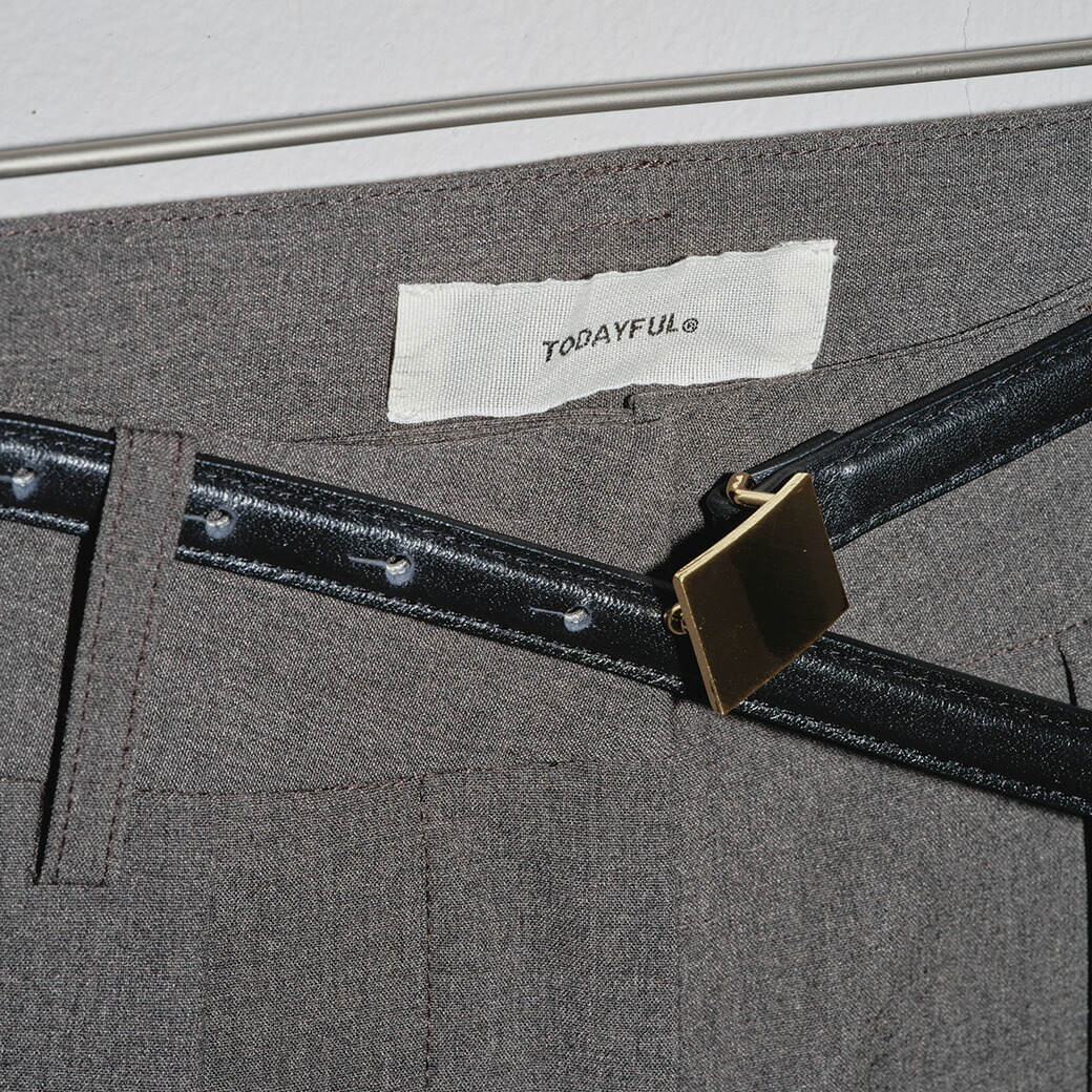 楽天市場】TODAYFUL トゥデイフル Square Plate Belt 角プレートベルト