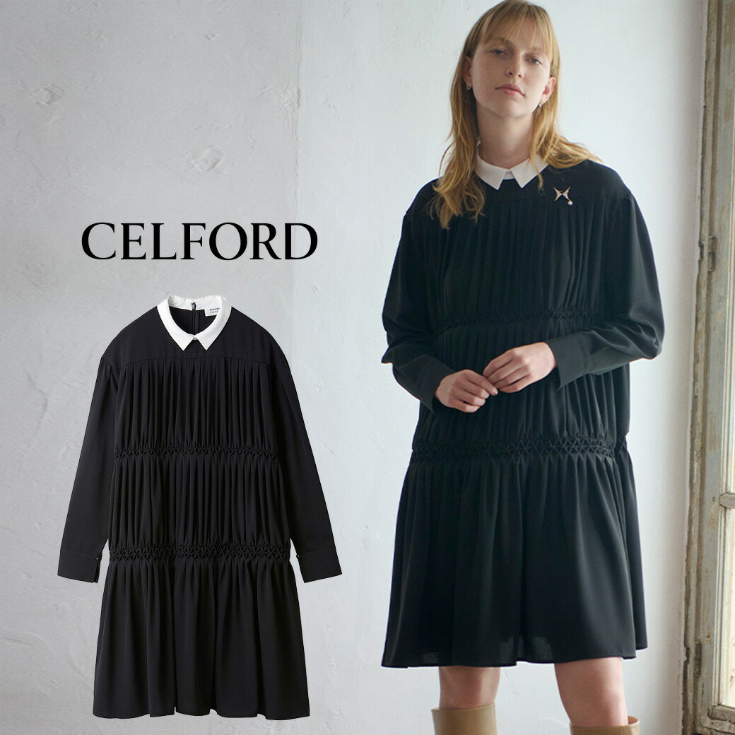 楽天市場】CELFORD セルフォード HANAE MORI×CELFORDコラボ 衿付き