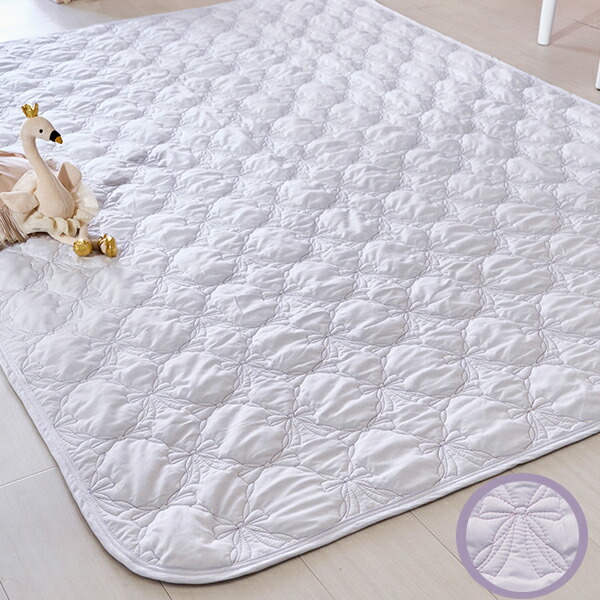 楽天市場】サラサラリボンオーナメントキルティング/シングル（140