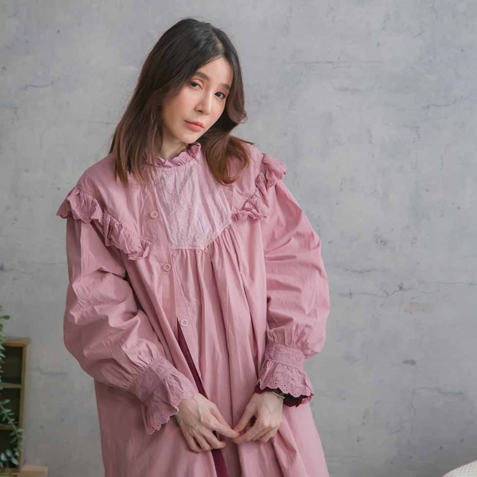 楽天市場】【 Final 秋冬特集 】 ワンピース 長袖刺繍レースコットン前