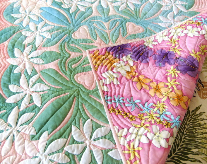 楽天市場】【ハンドメイド作品】【送料無料】ハワイアンキルト