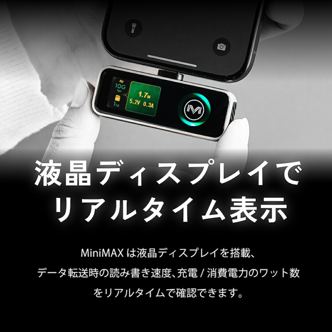 楽天市場】Maktar (マクター) MiniMax 外付け スマホ SSD ポータブル
