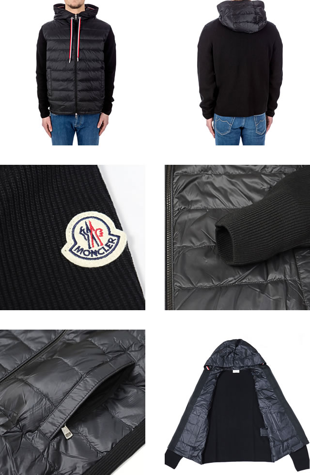 楽天市場】モンクレール MONCLER ライトダウン パーカー メンズ ジップ