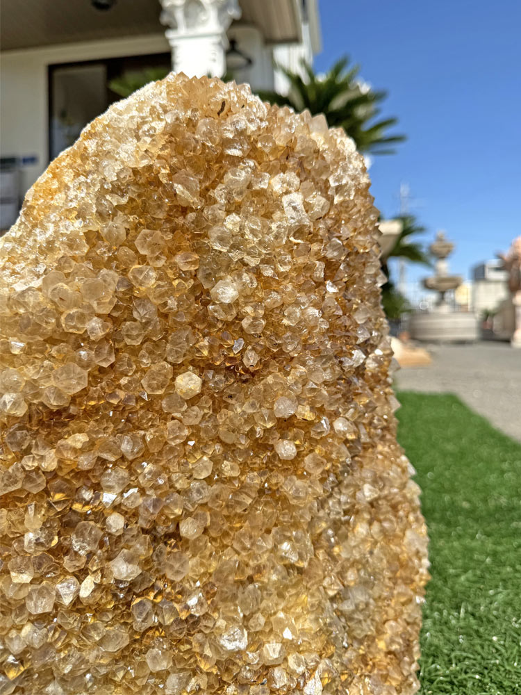 タイムセール】黄水晶クラスター♪値下げ済 タイムセール】黄水晶