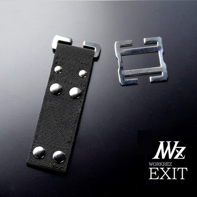 楽天市場】WORKERZ EXIT ハーネス対応 連結吊り下げパーツ1本EXTRP01BK