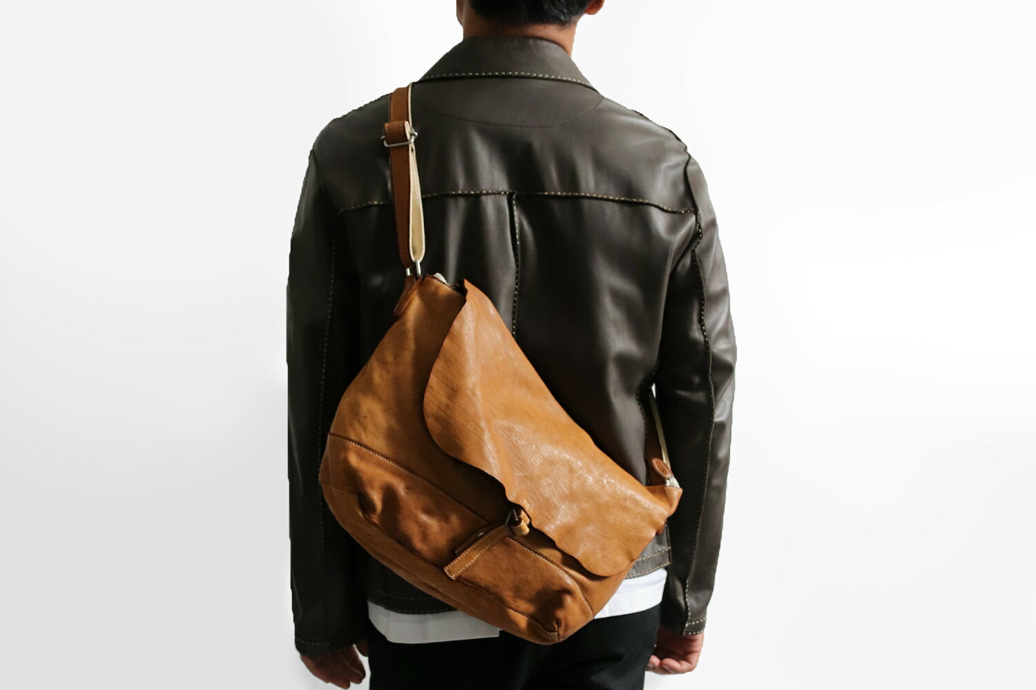 楽天市場】馬革 ショルダーバッグ 日本製 メンズ レディース REALMIND