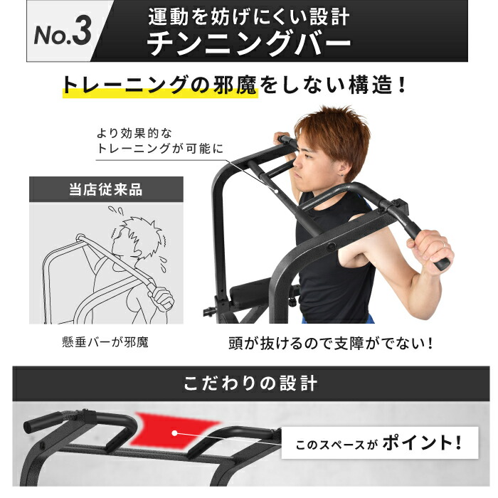 楽天市場】【努力価格】 ぶら下がり健康器 BARWING 高さ調整11段階 3D