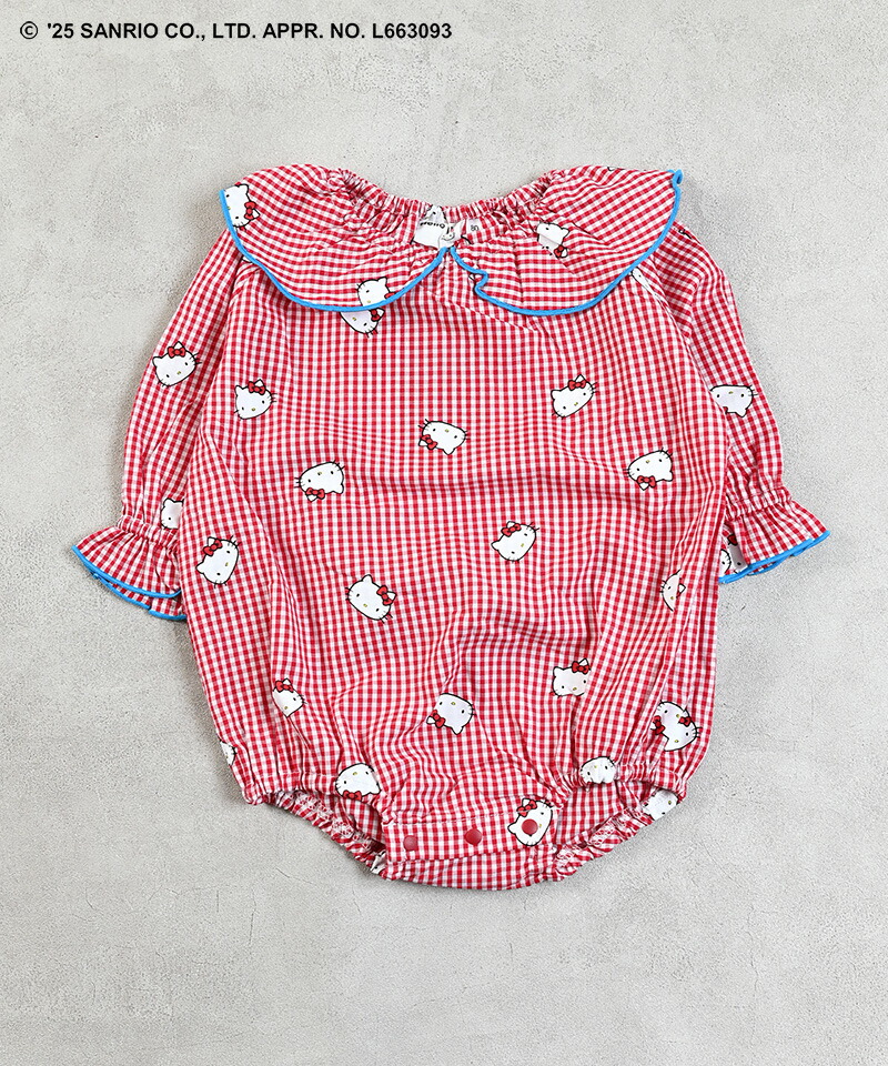 楽天市場】【MORE SALE／30%OFF】【別注】Hello Kitty フリル襟ロンパ