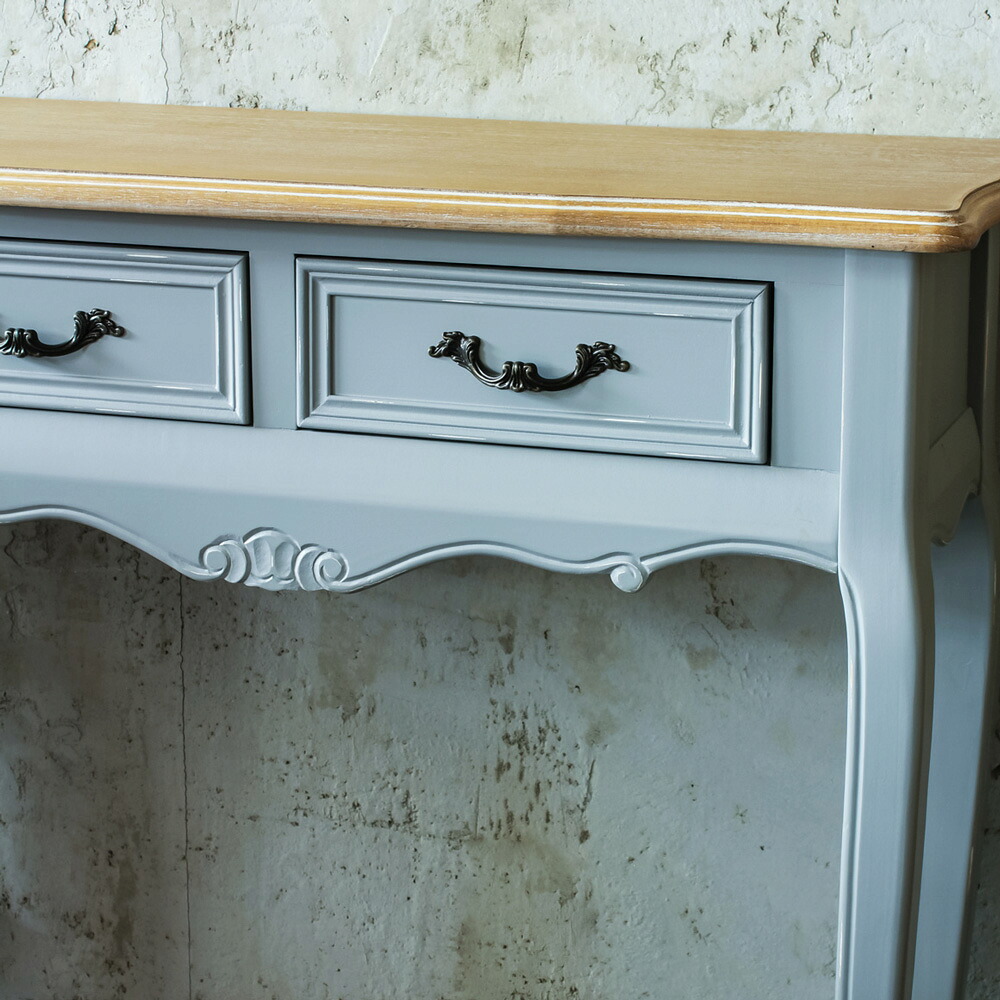 楽天市場】〔CSL02-JIG0103〕コンソールネコ脚【ブルーグレー】デスク