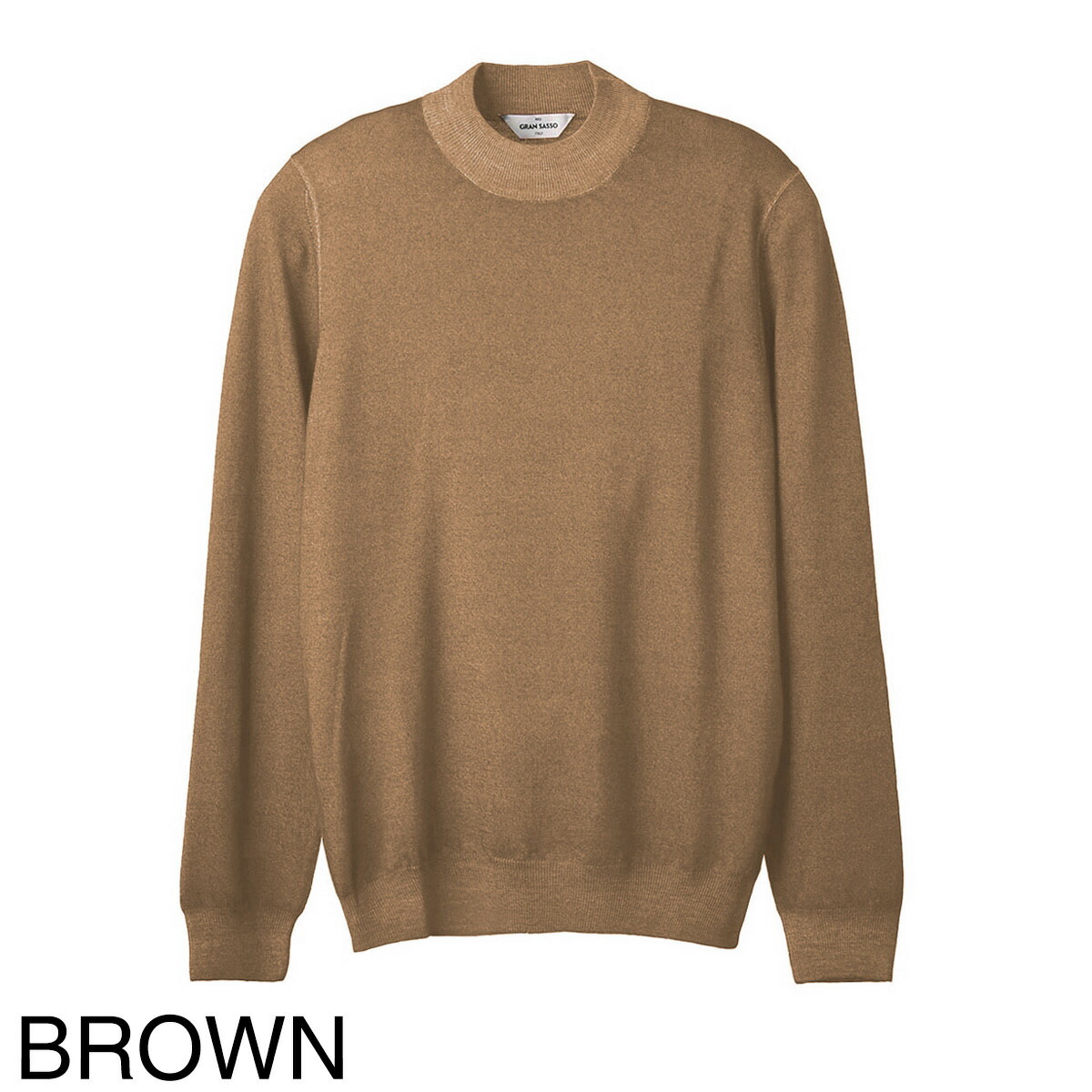 楽天市場】グランサッソ Gran Sasso モックネック ニット メンズ