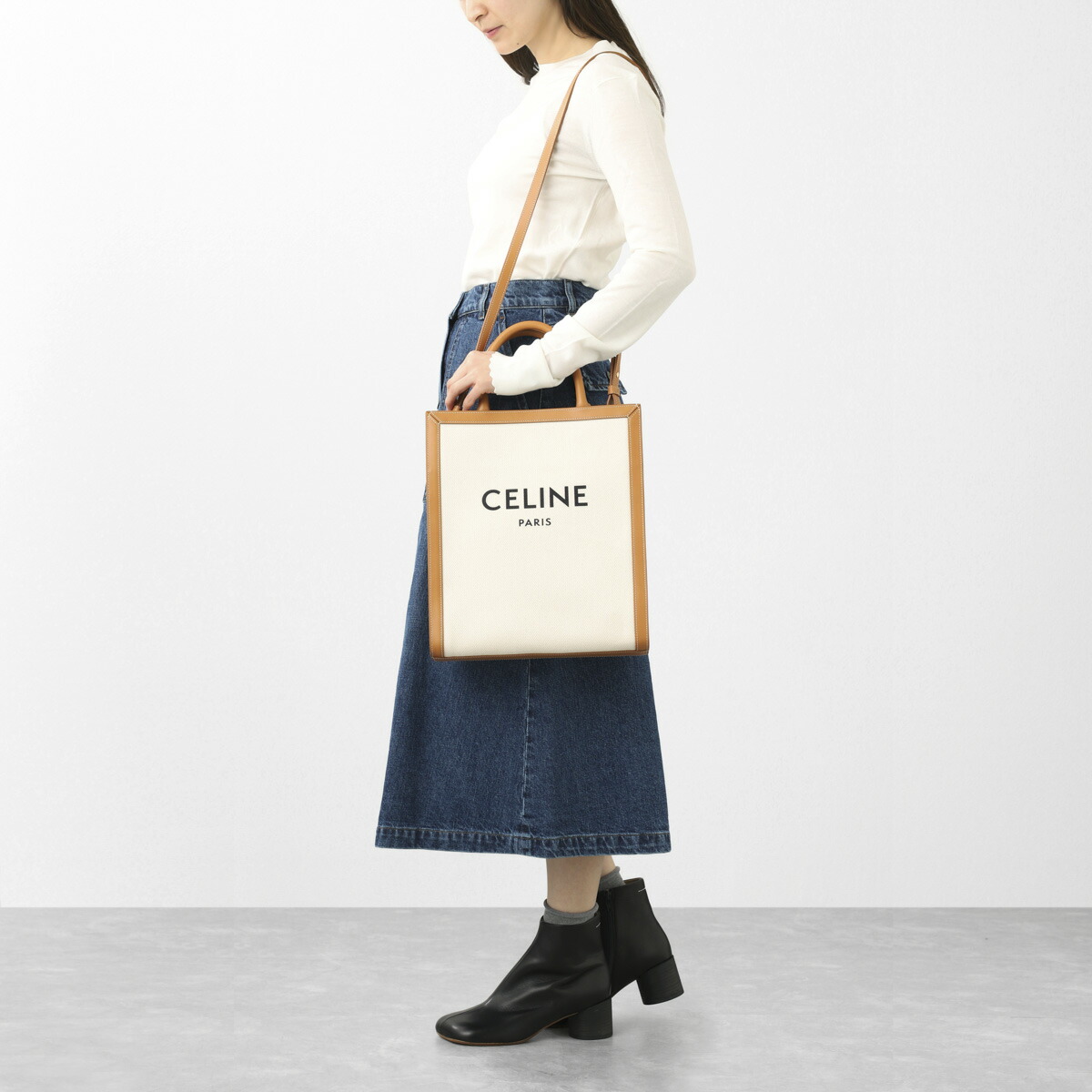 楽天市場】セリーヌ CELINE トートバッグ 2WAY ベージュ レディース