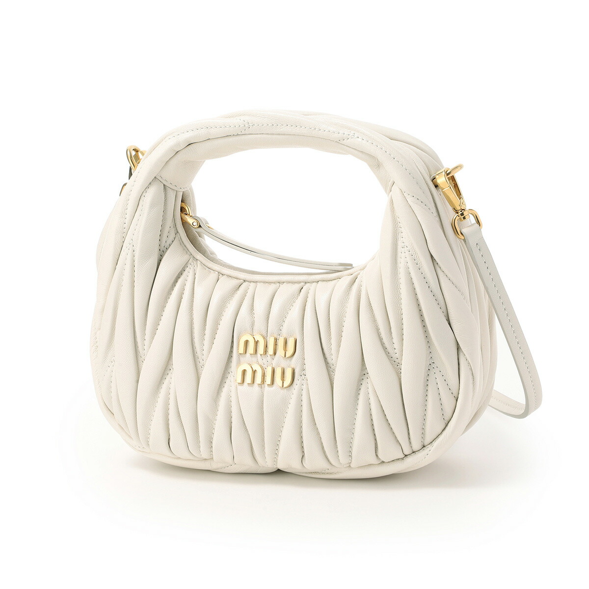 楽天市場】ミュウミュウ miu miu ミニショルダーバッグ 2WAY ホーボー