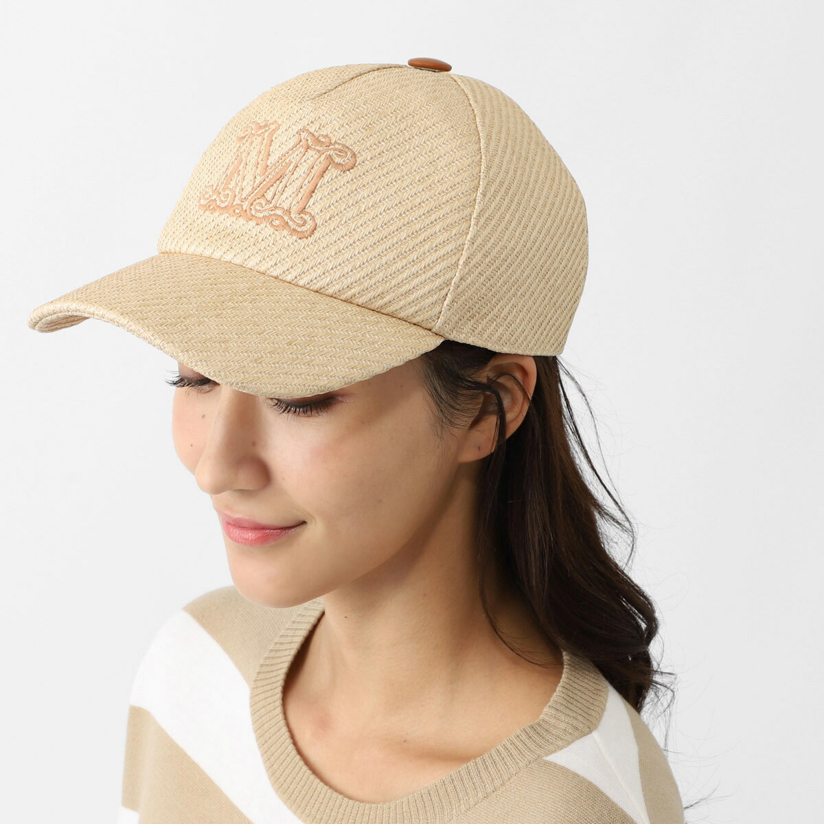 楽天市場】マックスマーラ Max Mara ベースボールキャップ ベージュ