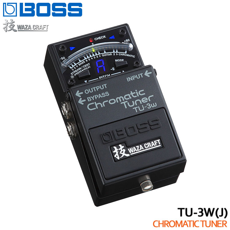楽天市場】BOSS クロマチックチューナー TU-3W Chromatic Tuner ボス