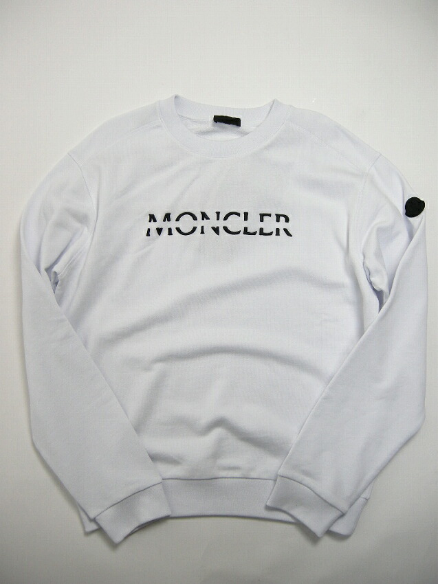 楽天市場】【MONCLER/モンクレール/SWEAT SHIRT/刺繍ロゴ スウェット