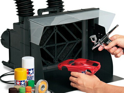 楽天市場】タミヤ スプレーワーク ペインティングブースⅱの通販