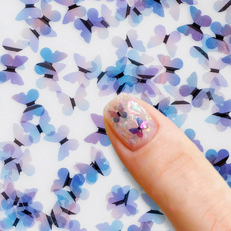 楽天市場】幻想バタフライホログラム 蝶 ネイル パーツ バタフライ