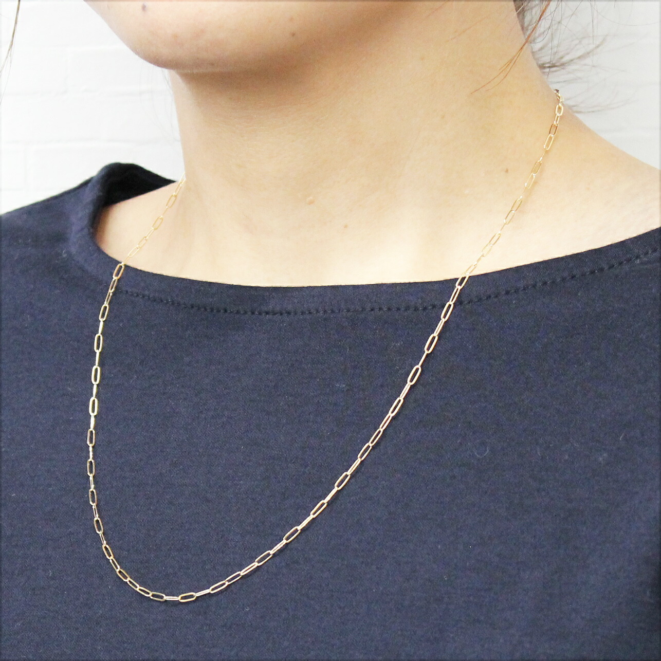 楽天市場】K14 14K ゴールドフィルド ネックレス チェーン 長あずき