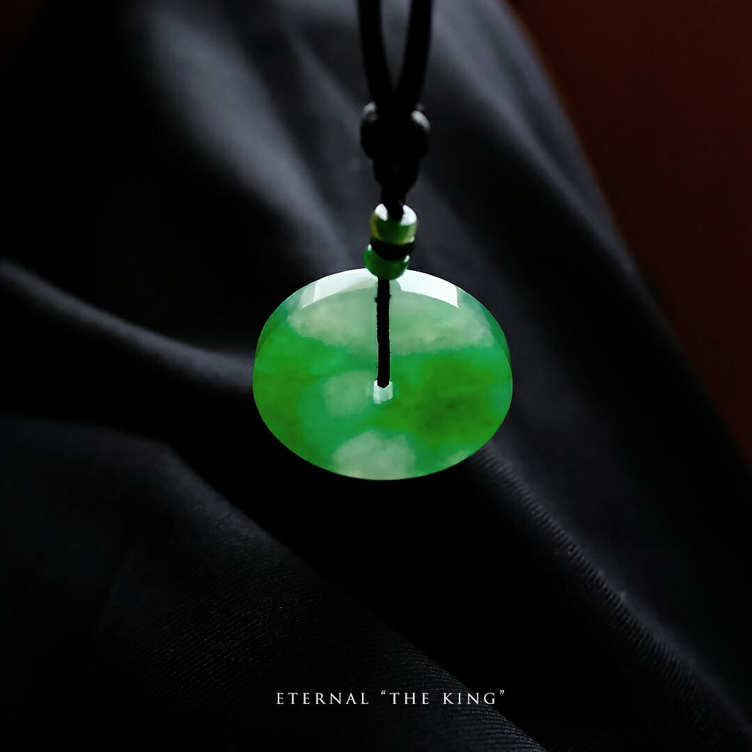 楽天市場】翡翠 (ヒスイ) 玉璧ネックレス 『ETERNAL 