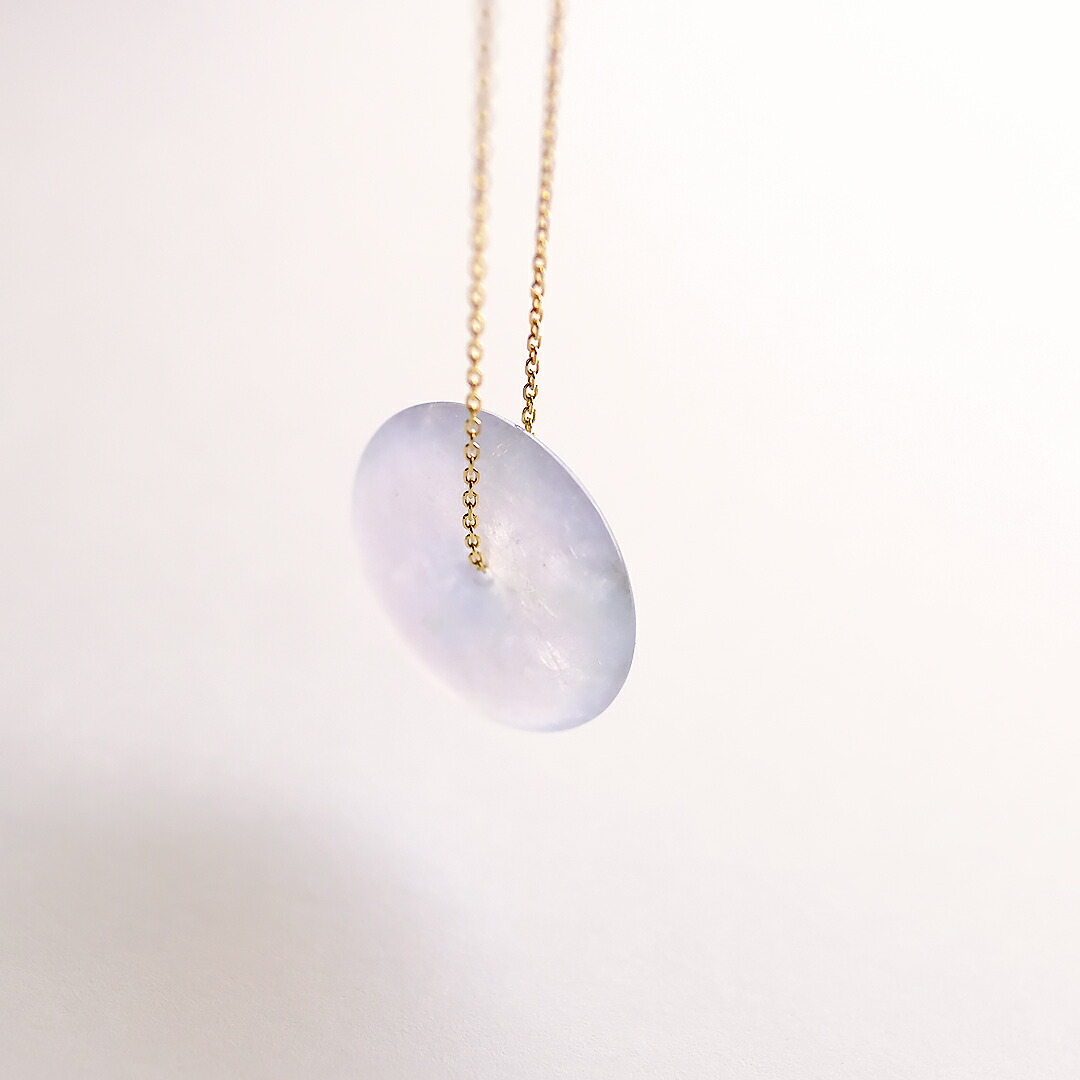 楽天市場】翡翠(ヒスイ) 玉璧 ペンダントトップ 『TSUKI』アイシー