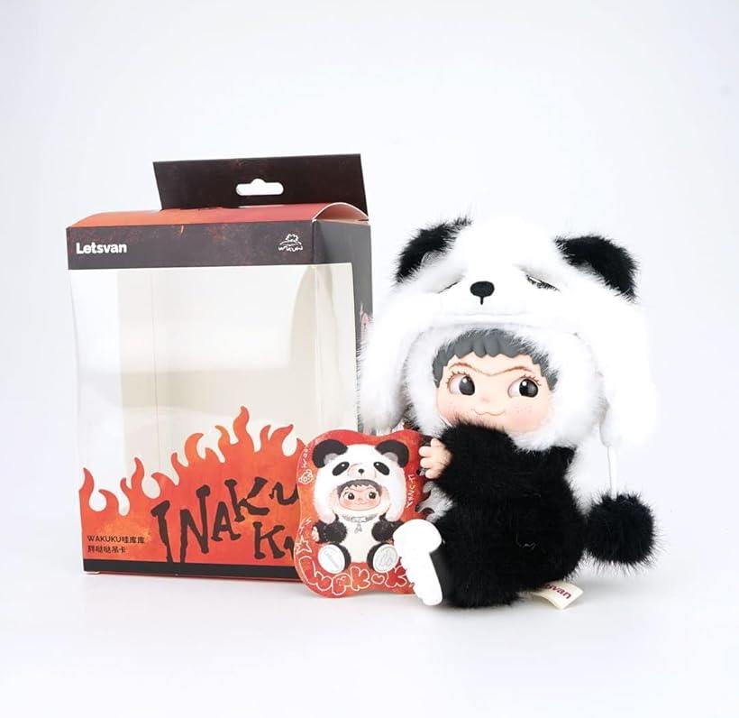 楽天市場】ワクク WAKUKUパンダ ぬいぐるみ マスコット キーホルダー