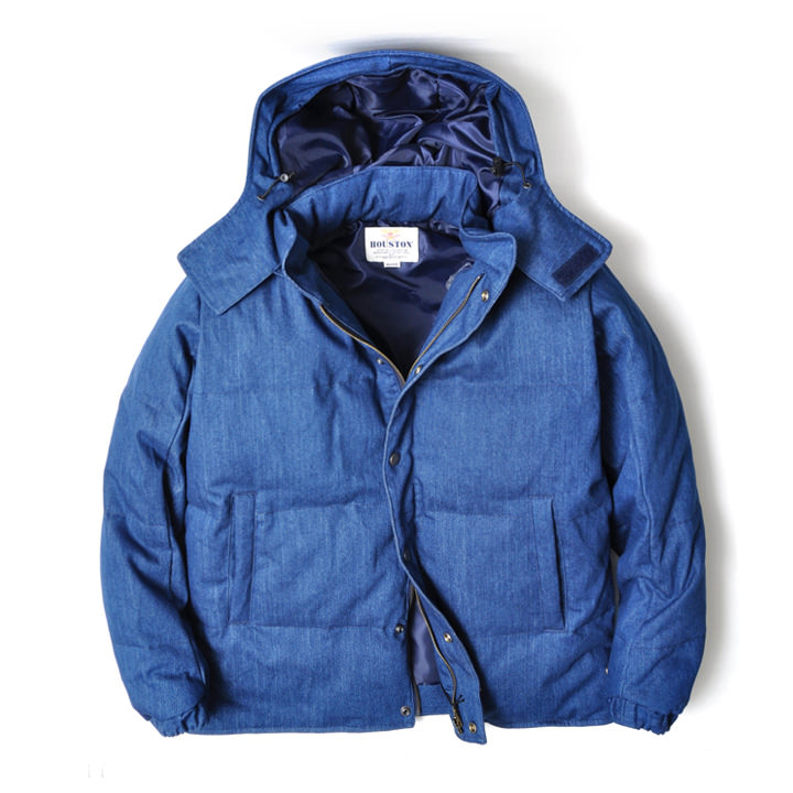 楽天市場】デニムダウンジャケット メンズ インディゴ/デニム/ブラック