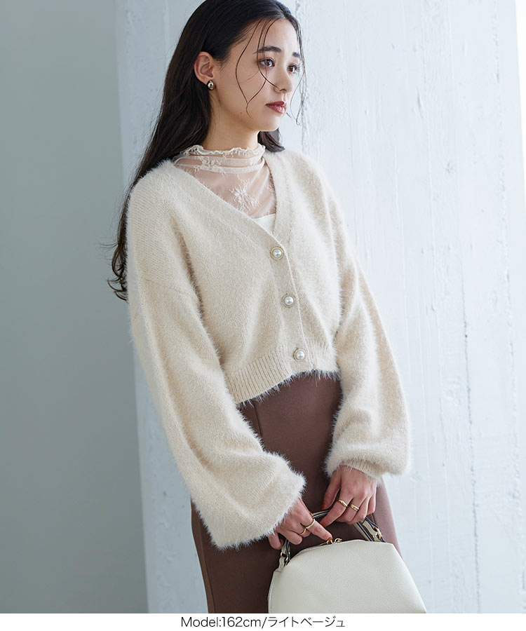 楽天市場】 ビジューボタン カーディガン [C6527] レディース トップス