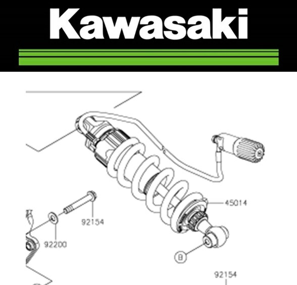 楽天市場】Kawasaki 純正 OHLINS オーリンズ リアサスペンション