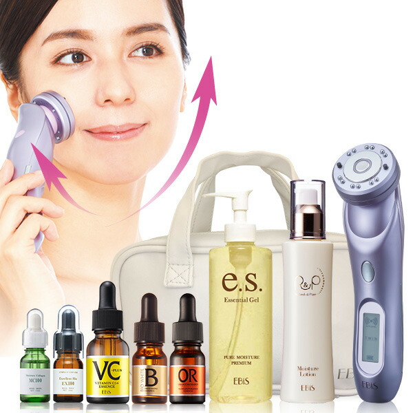 楽天市場】エビス 美顔器 超音波美顔器 ツインエレナイザープレミアム