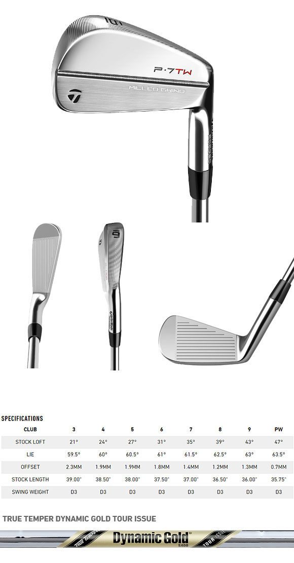 楽天市場】テーラーメイド P7TW アイアン 8本セット #3〜PW US仕様