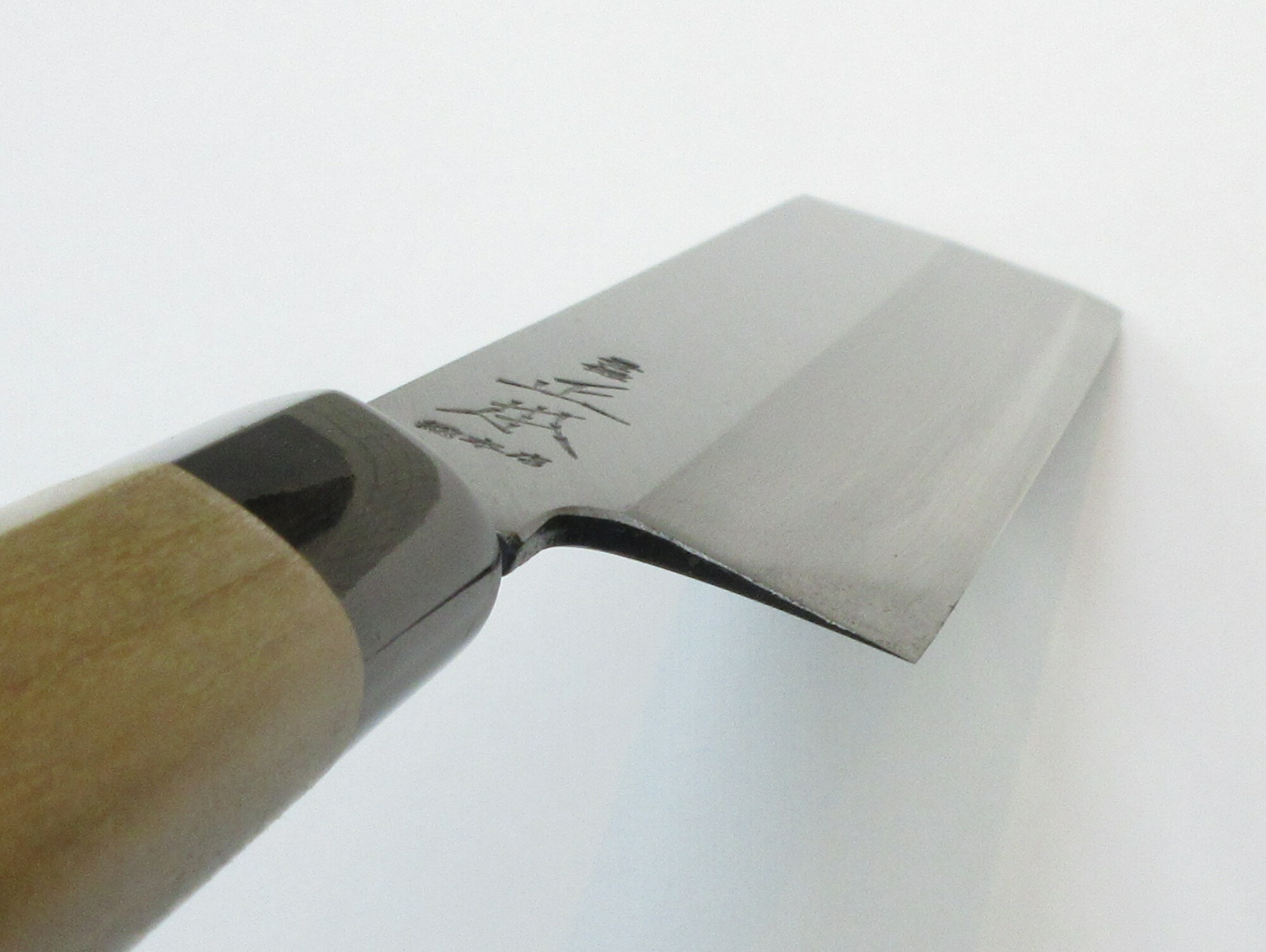 楽天市場】正本総本店 薄刃包丁 本霞 玉白鋼 210mm (品番:KS0621