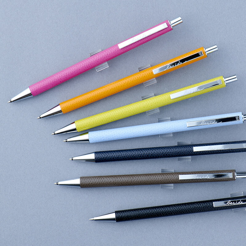 楽天市場】ナガサワオリジナル beside/ビサイド 革巻きボールペン