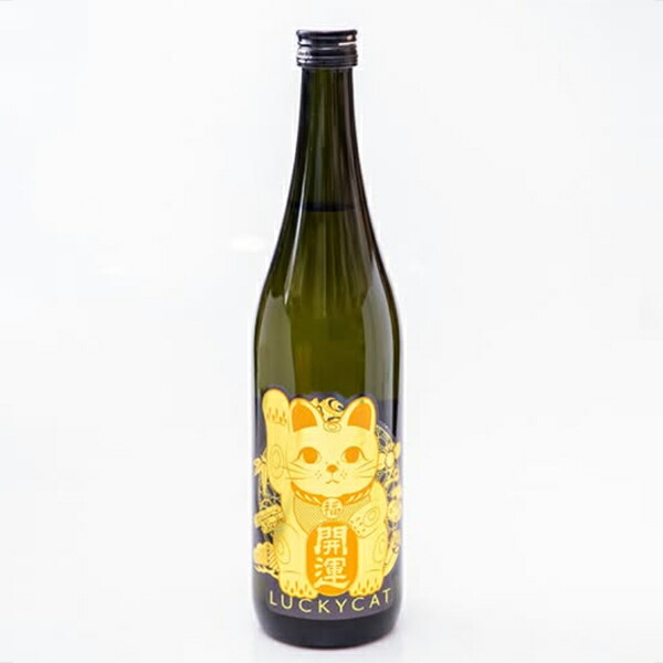 楽天市場】【限定品】開運 招き猫 純米 無濾過 LUCKY CAT 720ml 土井