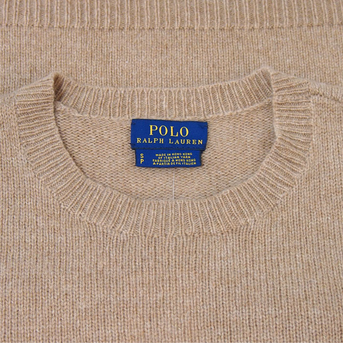 楽天市場】ラルフローレン ポロ レディース レザートリム カシミア混