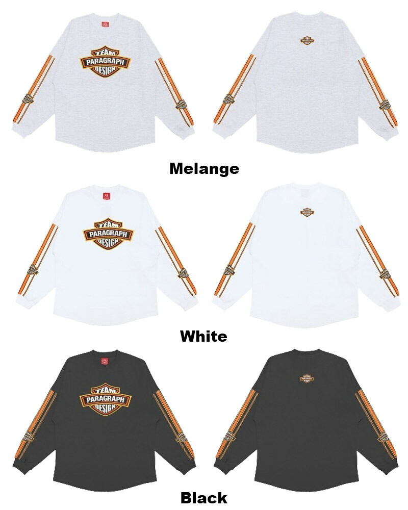 楽天市場】パラグラフ Tシャツ paragraph TEAM SLEEVE LINE LONG
