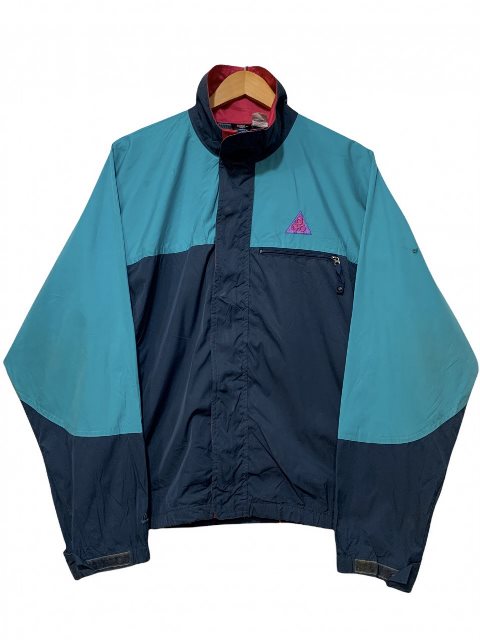 楽天市場】91年製 NIKE ACG Nylon Jacket 水色紺 S 90s ナイキ