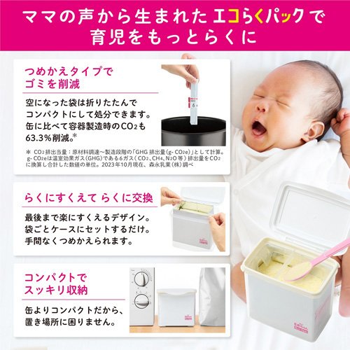 楽天市場】森永 E赤ちゃん エコらくパック つめかえ用(2袋入×6箱(1袋