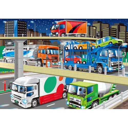 楽天市場】くもんのジグソーパズル STEP4 いろいろな場面ではたらく車