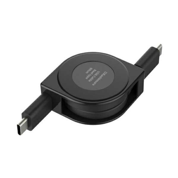 楽天市場】USB充電＆同期ケーブル リール式 80cm【Type-C - Type-C