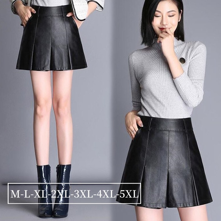 楽天市場】パンツ フェイクレザーショートパンツ キュロット ハイ