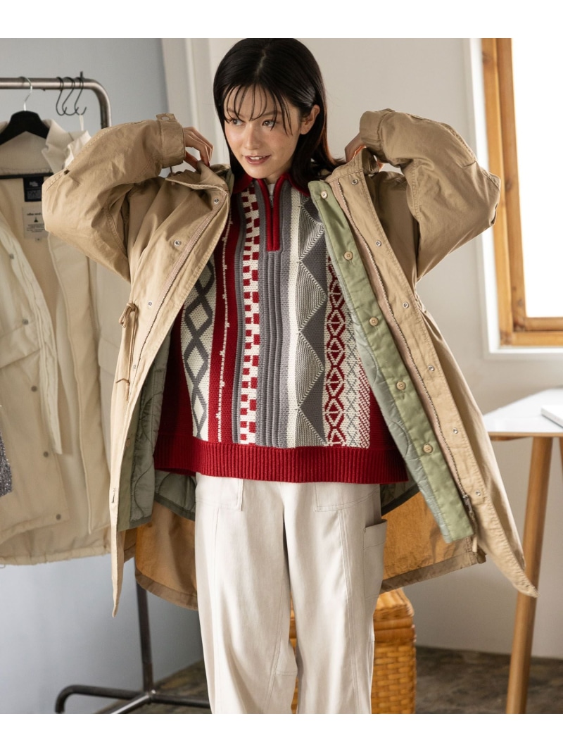 楽天市場】【SALE／30%OFF】ライナーセットスタンドコート niko and