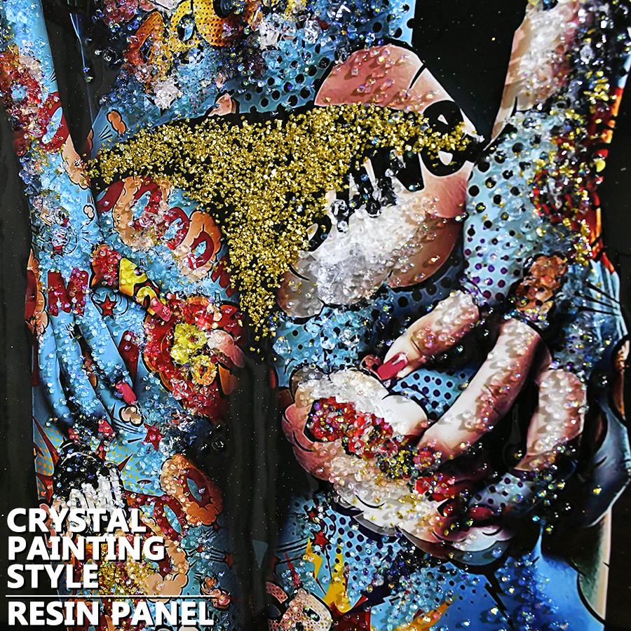 楽天市場】＜期間中ポイント10倍＞アートパネル 60×60 水晶絵 KH869