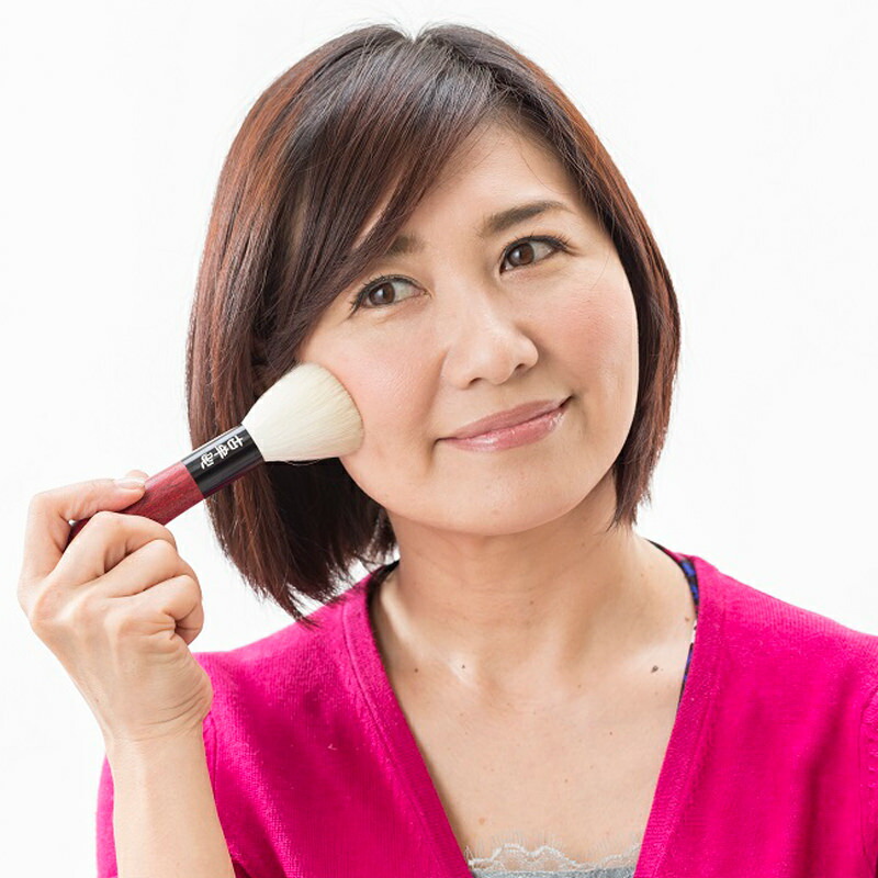 楽天市場】高級化粧筆 古羊毛 なでしこパールピンク 3本セット