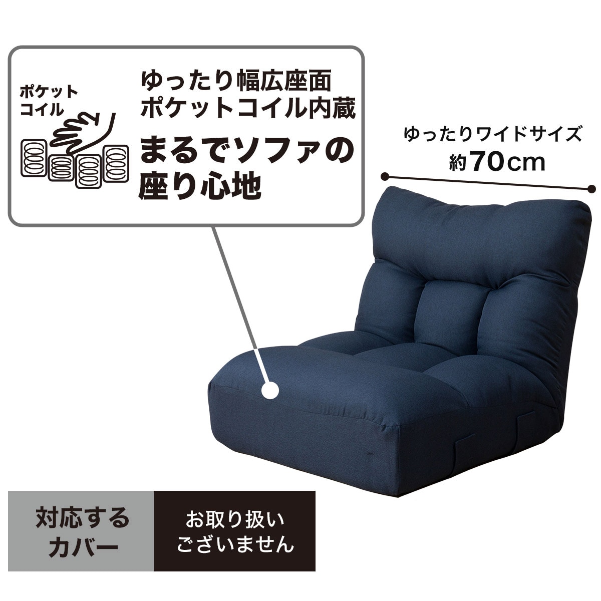 楽天市場】つながるワイドポケットコイル座イス(ロダワイド)【玄関先迄