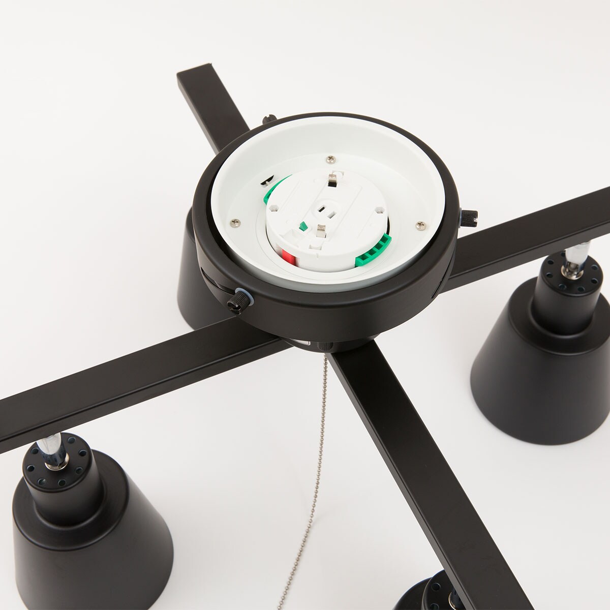 楽天市場】[幅52.5cm] 4灯シーリングライト (LI-ZU X ブラック) ニトリ