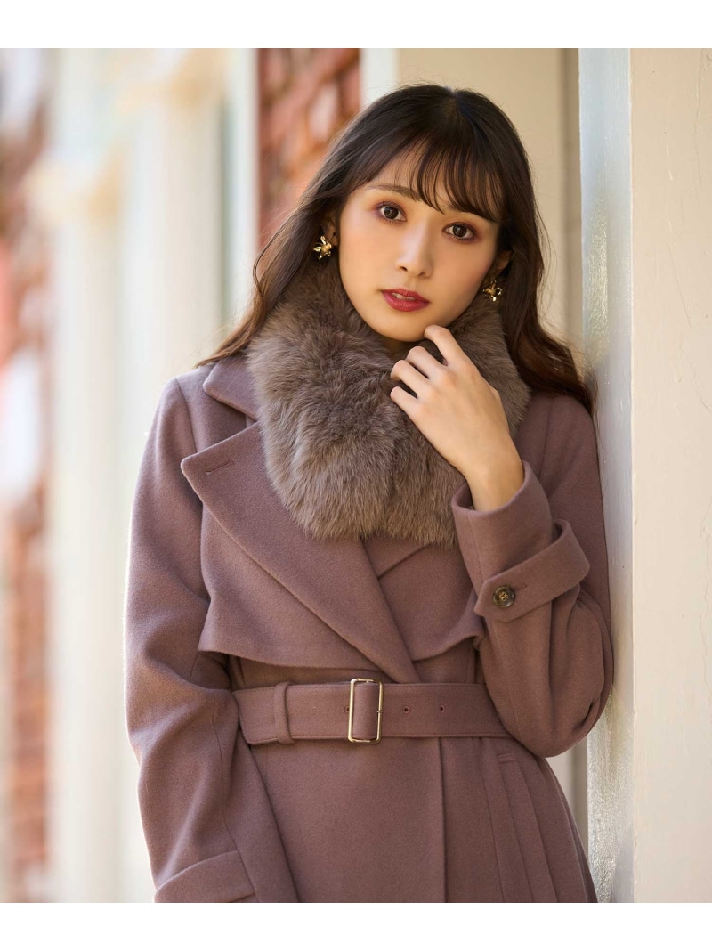 楽天市場】【SALE／70%OFF】2WAYカラーバックプリーツウールトレンチ