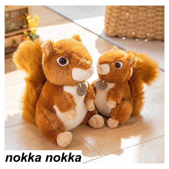 楽天市場】ぬいぐるみ リス リアル 抱き枕 かわいい インテリア 動物