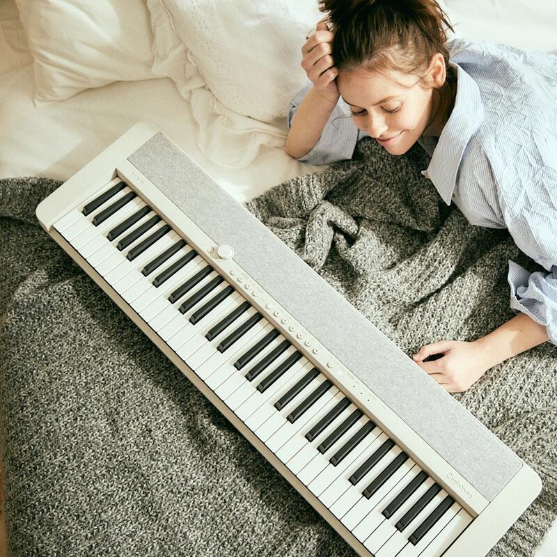 楽天市場】キーボード 電子ピアノ CASIO CT-S1 WH ブラック 61鍵盤